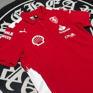 Red Puma x Ferrari F1 Polo Shirt